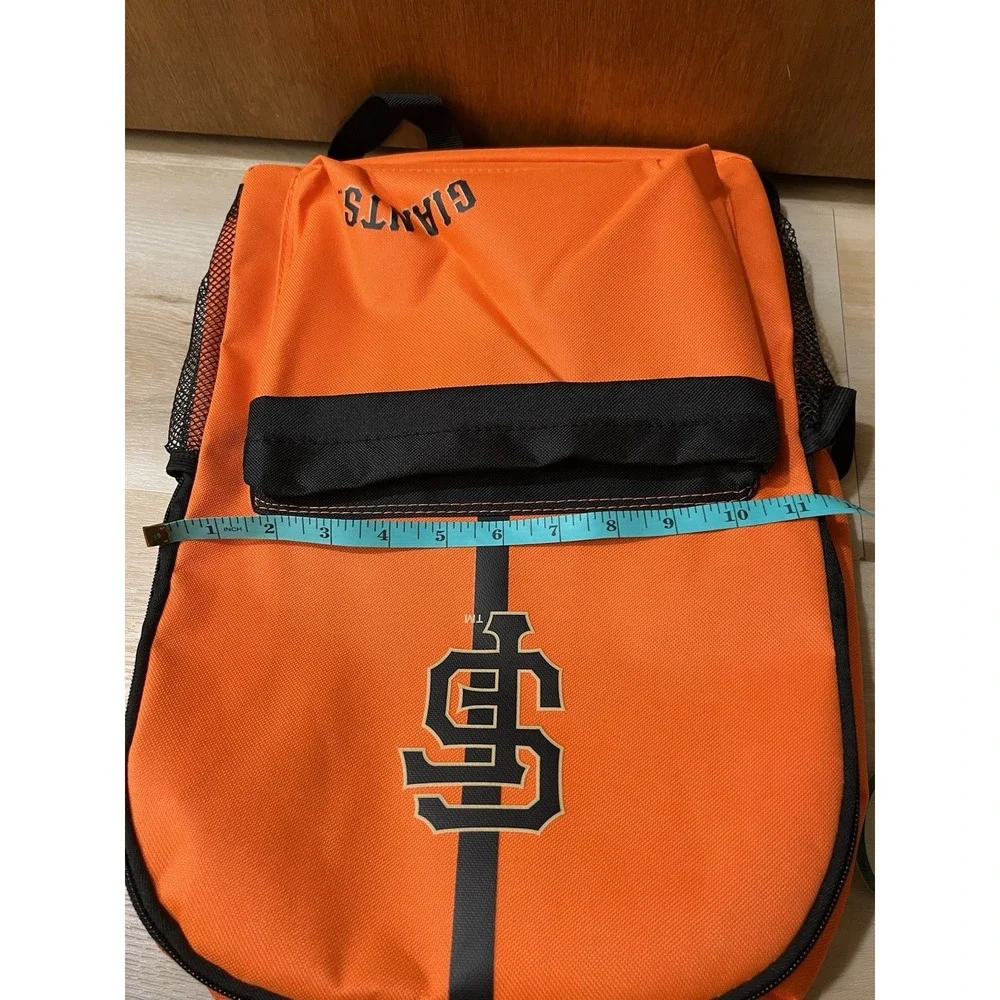 NWT San Francisco Giants Orange Back Pack Book Bag Work School‎ Gym Sports Logo